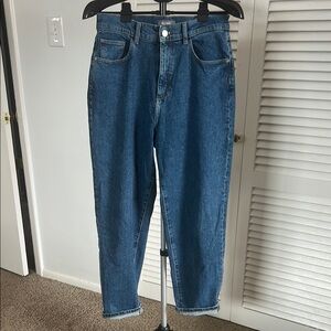 DL1961 Sydney Girlfriend Tapered Blue Denim Jeans